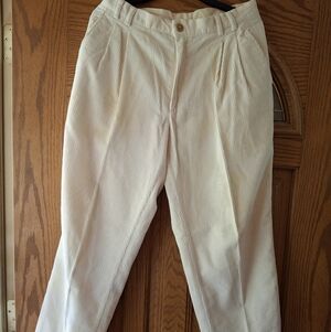 Vintage Men's Colours Alexander Julian Classic Corduroy Pants in Cream